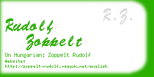 rudolf zoppelt business card